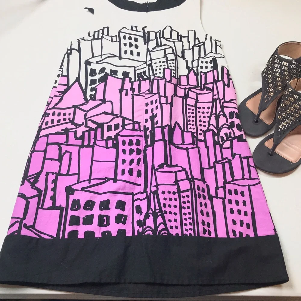 COPY - Gymboree cityscape A line sleeveless dress Sz 10